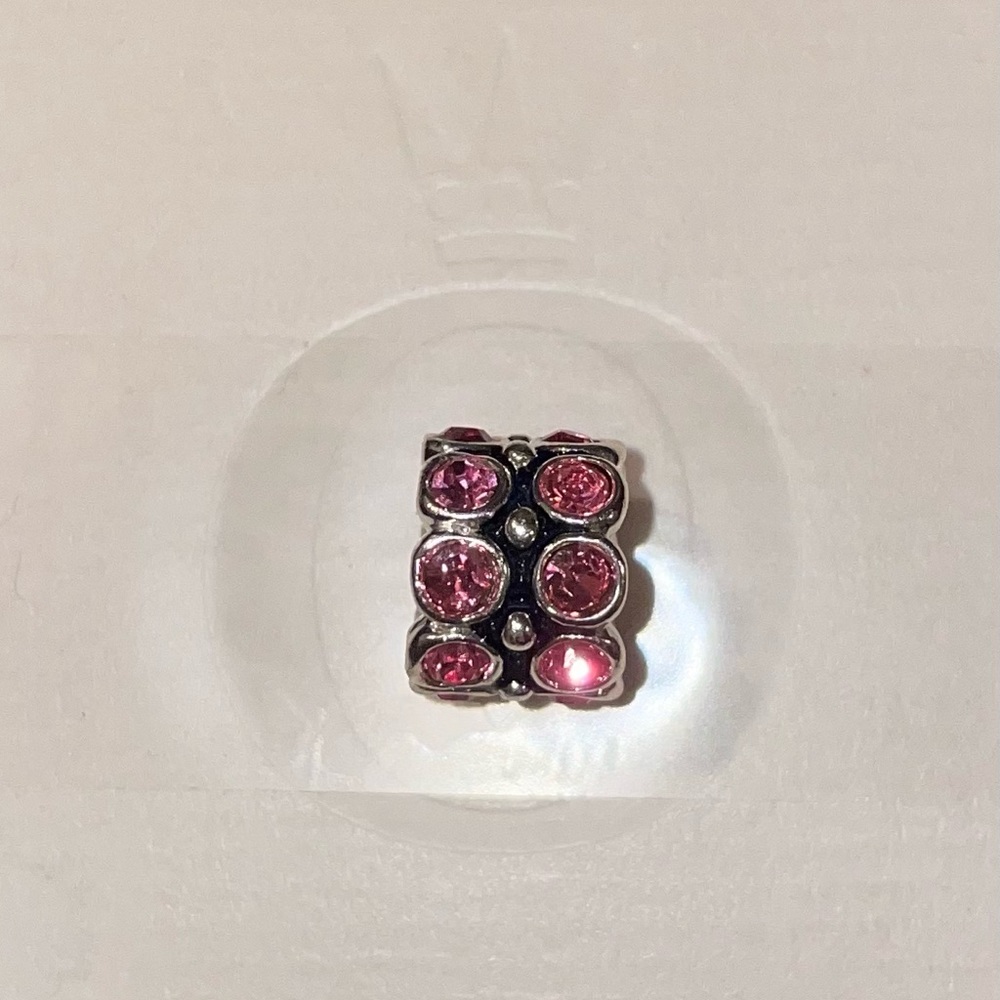 PANDORA PINK SHINING SPACER CHARM